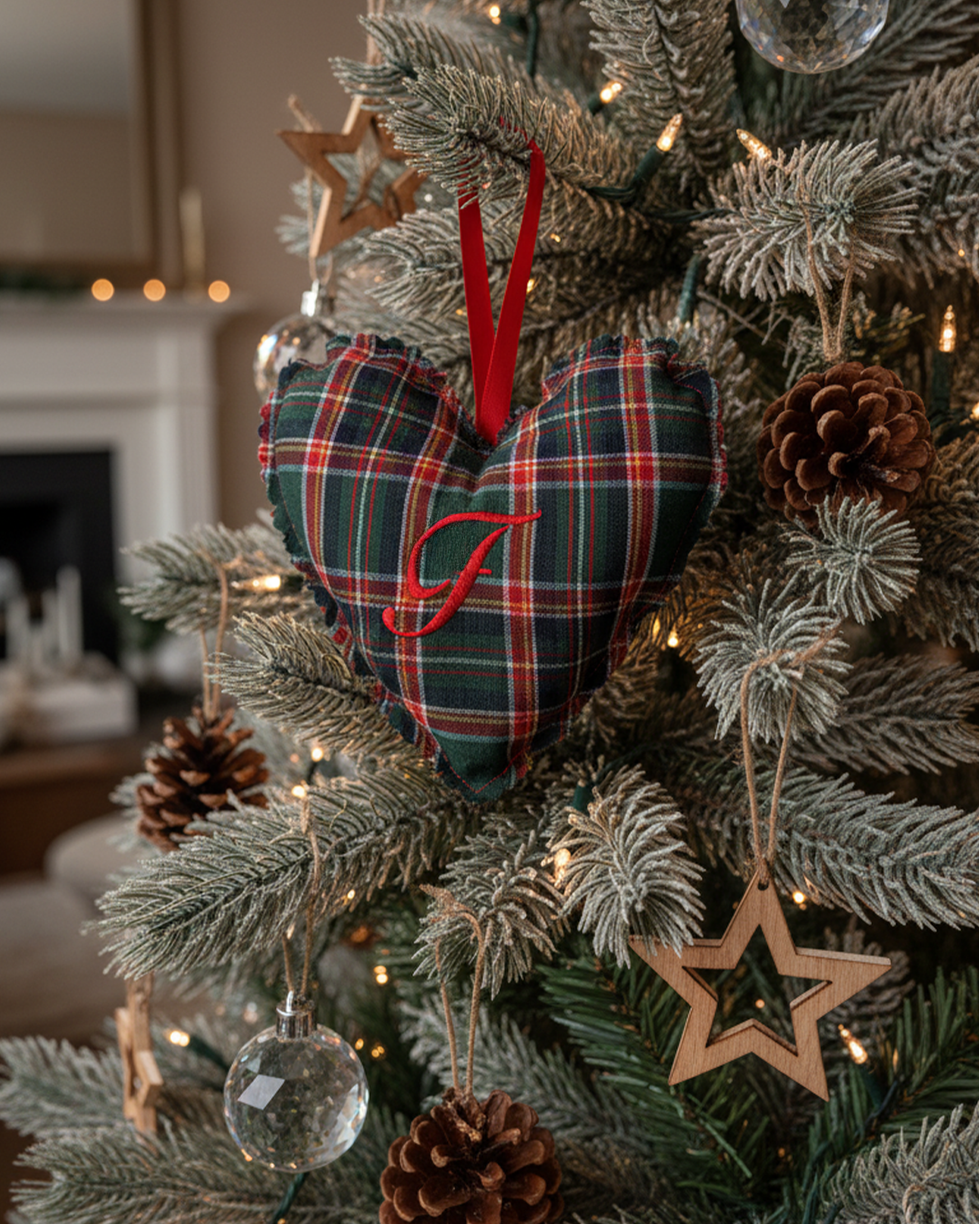 Decorazione natalizia imbottita personalizzata