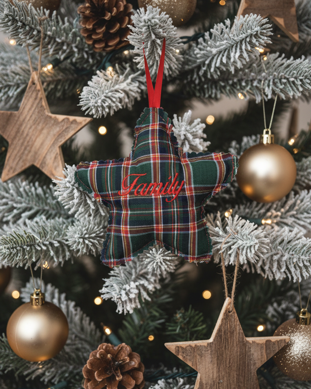 Decorazione natalizia imbottita personalizzata