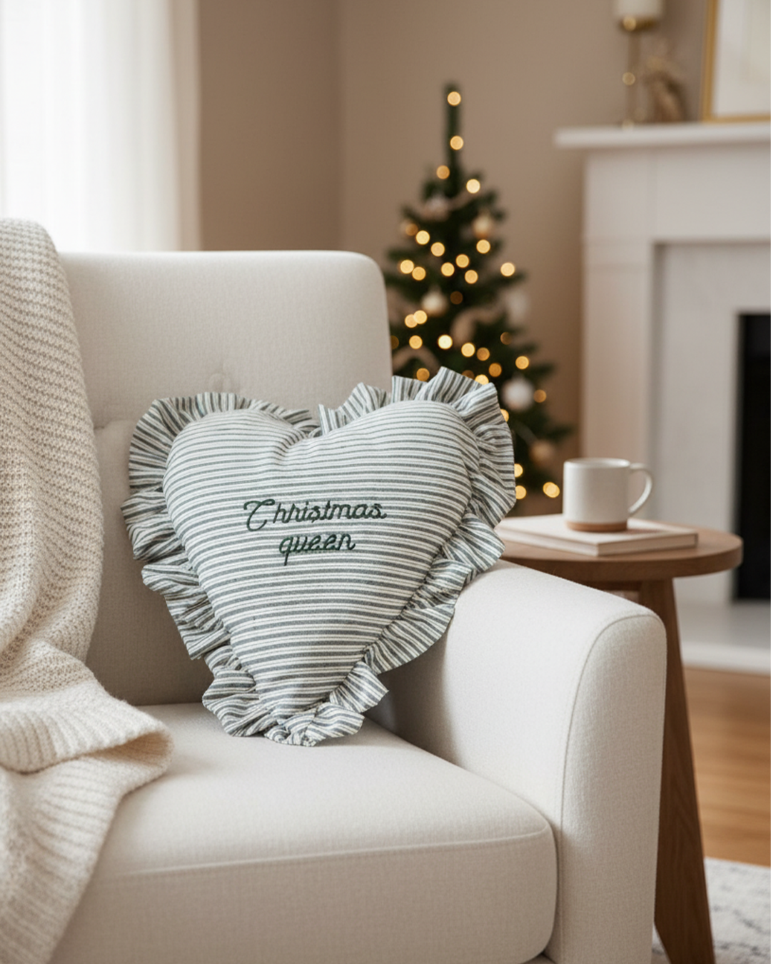 Cuscino Cuore Christmas